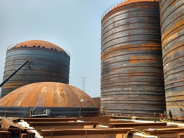 兴城焦粉钢板仓